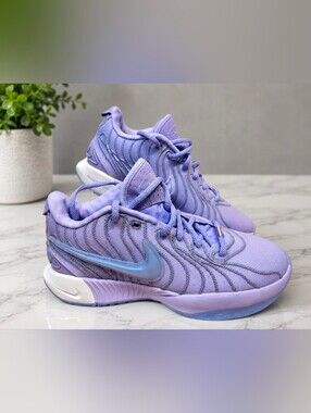 Nike LeBron James XXl Purple Sneakers with Modern Design